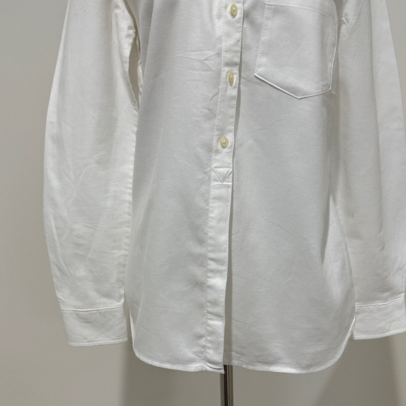 GAP Crisp Collared Shirt Button down Preppy Cleangirl Capsule Luxury Classic M - Picture 2 of 6